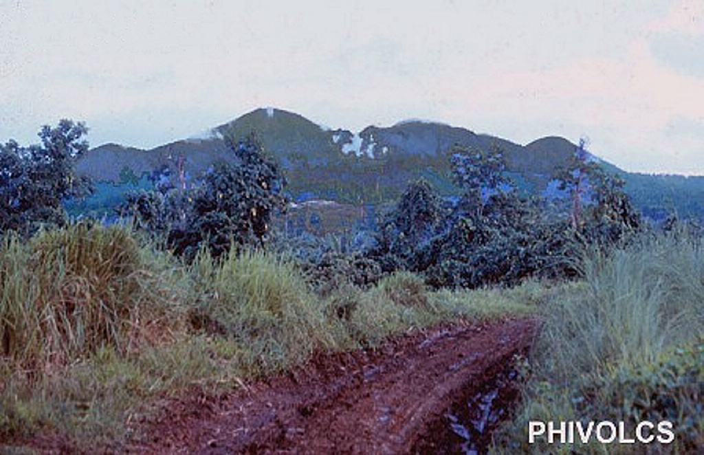 The northernmost active volcano in Luzon is Mount Cagua at the NE tip of the island. A phreatic explosion in 1860 may have been accompanied by a pyroclastic flow. Thermal areas are located near the summit crater and on the NW to NNE flanks. Photo courtesy of PHIVOLCS.