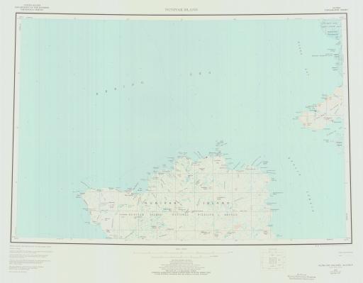 Map of Nunivak Island