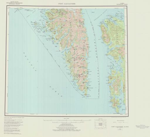 Map of Port Alexander