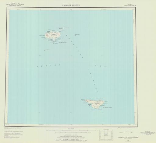 Map of Pribilof Islands