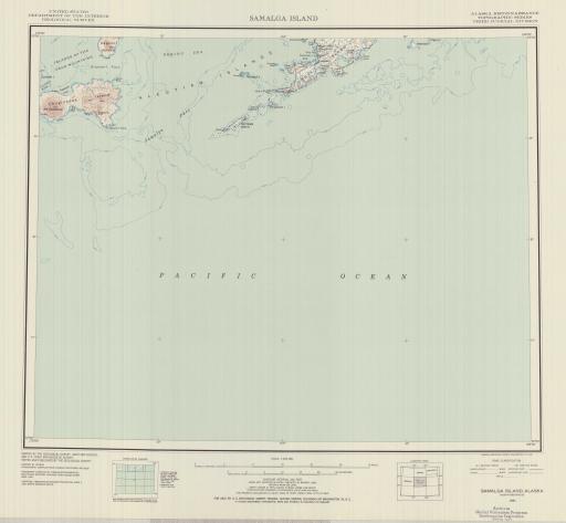 Map of Samalga Island