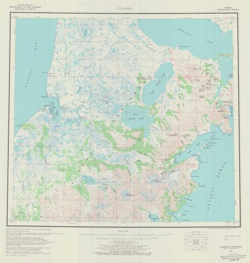 Map of Ugashik