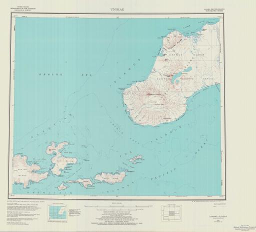 Map of Unimak