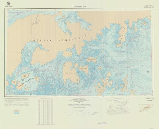 Map of Stepovak Bay, AK Peninsula