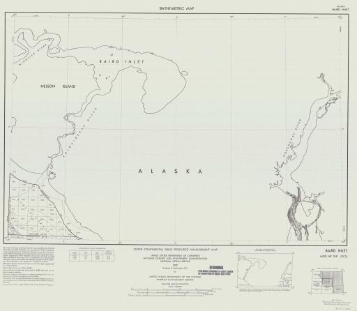 Map of Baird Inlet