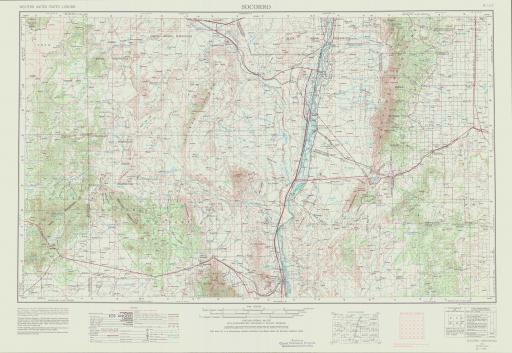 Map of Socorro