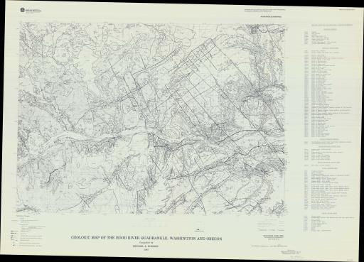 Map of Hood River, Geol Map of