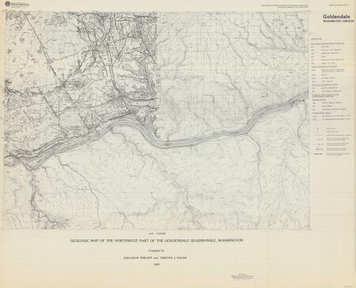 Map of Goldendale