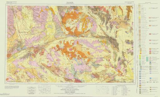 Map of Trona, Geol Map of CA