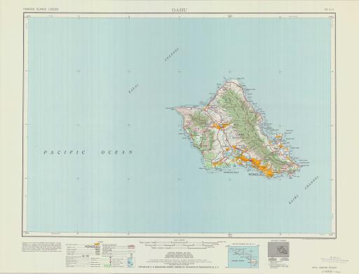 Map of Oahu
