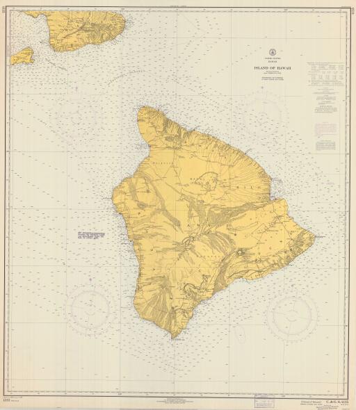 Map of Island of Hawaii