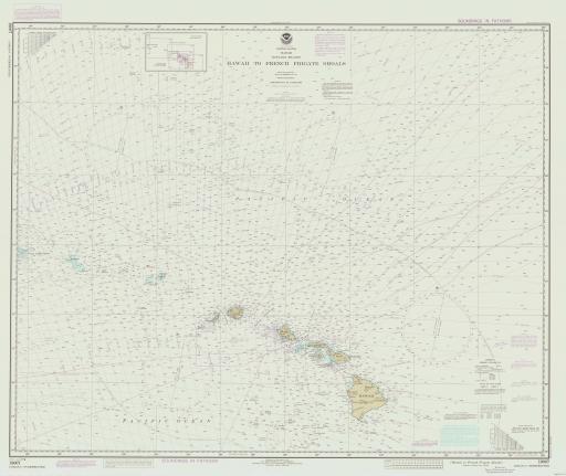 Map of Hawaii to French Frigate Shoals