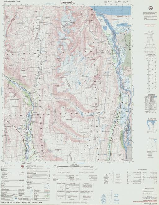 Map of Kinnarfjoll