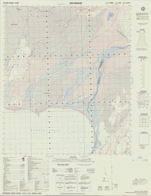Map of Holuhraun