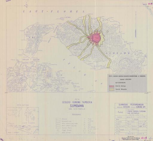 Map of Sumbawa