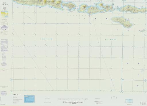 Map of Australia, Indonesia