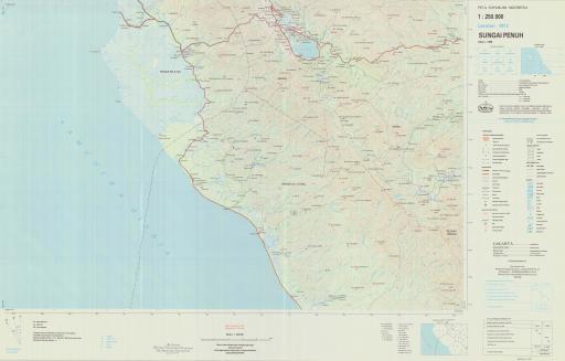 Map of Sungai Penuh
