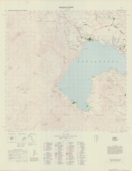 Map of Banding Agung
