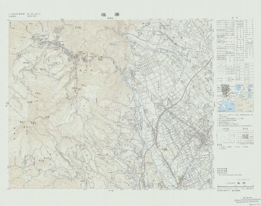 Map of Shiobara