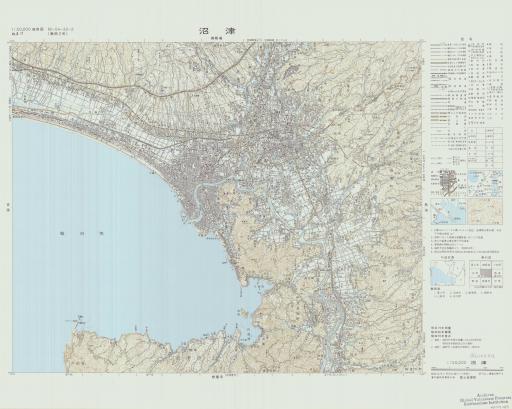 Map of Numazu