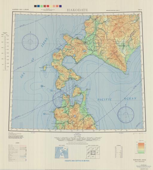 Map of Hakodate