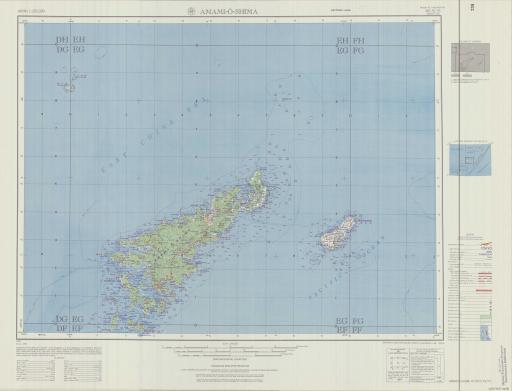 Map of Amami-O-Shima