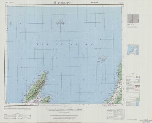 Map of Sado-Shima