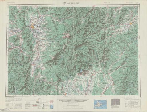 Map of Asahikawa