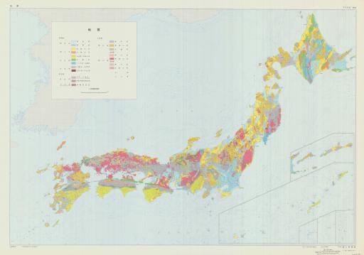 Map of (Japanese) Geol map of Japan