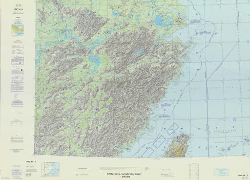 Map of China, Ryukyu Islands, Taiwan