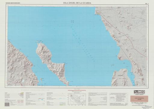 Map of Isla Angel de La Guarda