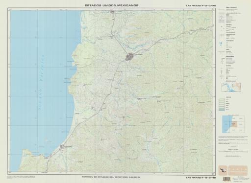 Map of Las Varas