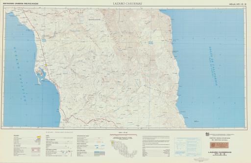 Map of Lazaro Cardenas