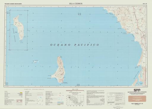 Map of Isla Cedros