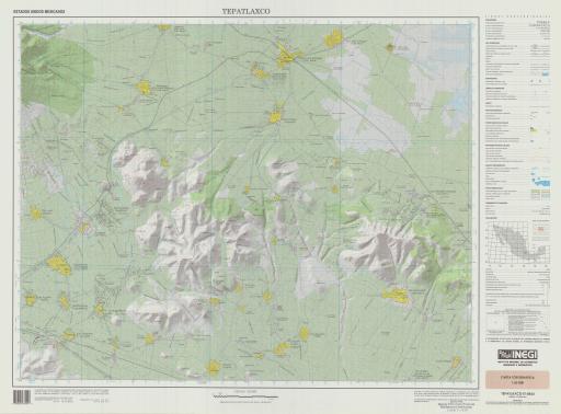 Map of Tepatlaxco