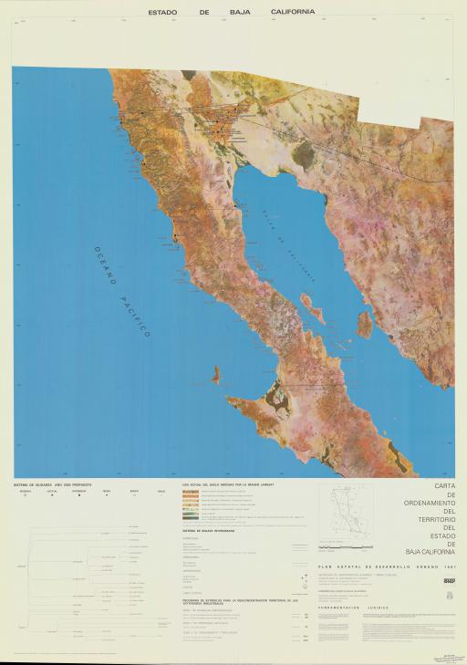 Map of Estado de Baja California