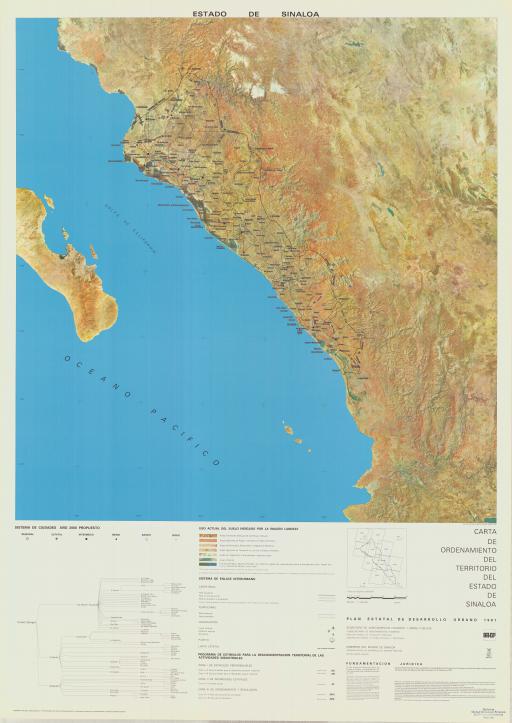 Map of Estado de  Sinaloa