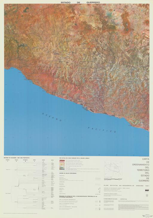 Map of Estado de Guerrero
