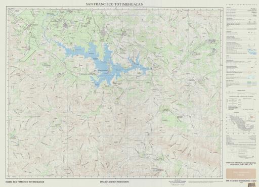 Map of San Francisco Totimehuacan