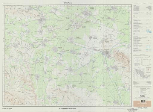 Map of Tepeaca
