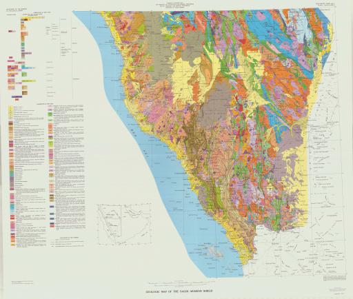 Map of Geologic Map ot the Saudi Arabian Shield