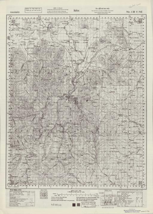 Map of Mahabad