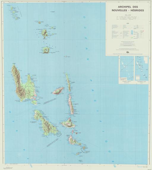 Map of (N) Nouvelles-Hebrides, Archipel des,