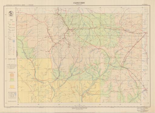Map of Cloncurry, Queensland