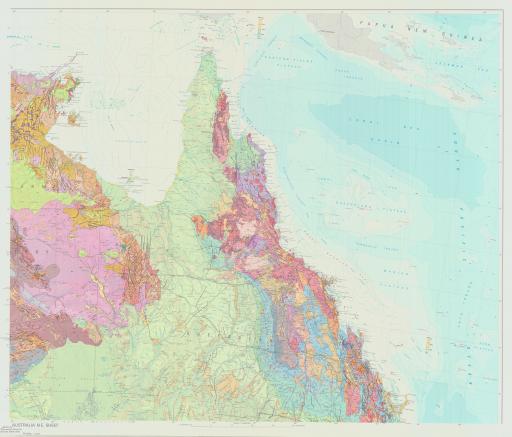 Map of Geology of Australia