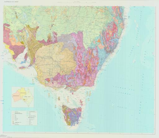 Map of Geology of Australia
