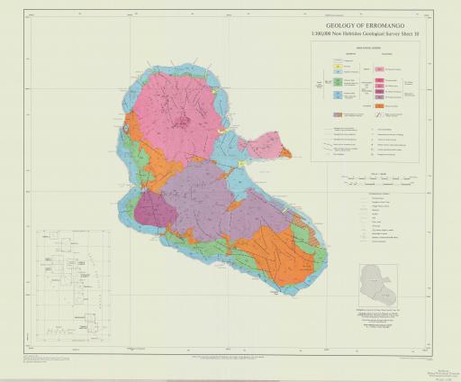 Map of Geology of Erromango
