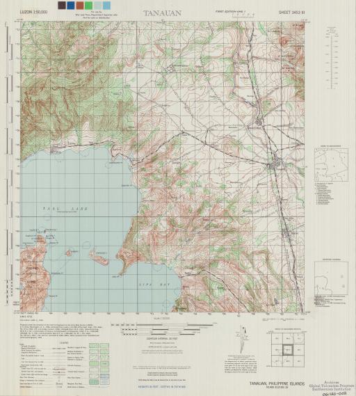 Map of Tanauan