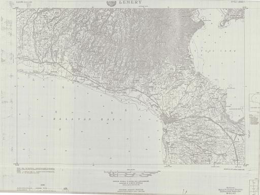 Map of Lemery, Luzon