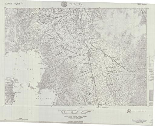Map of Tanuan, Batangas